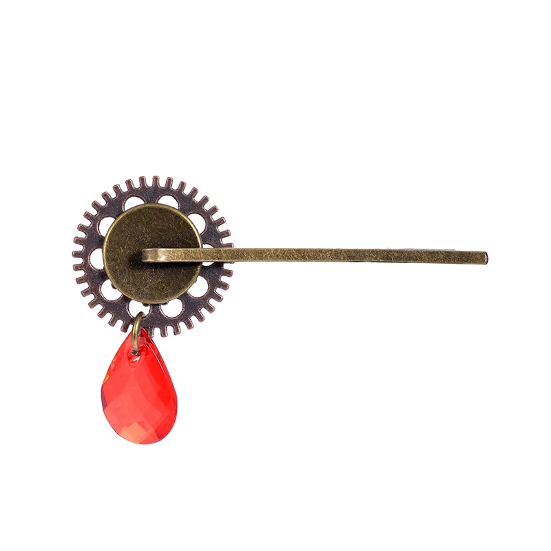 YUKAM Steampunk Gears металлическая заколка для волос в стиле готика панк Винтаж заколки