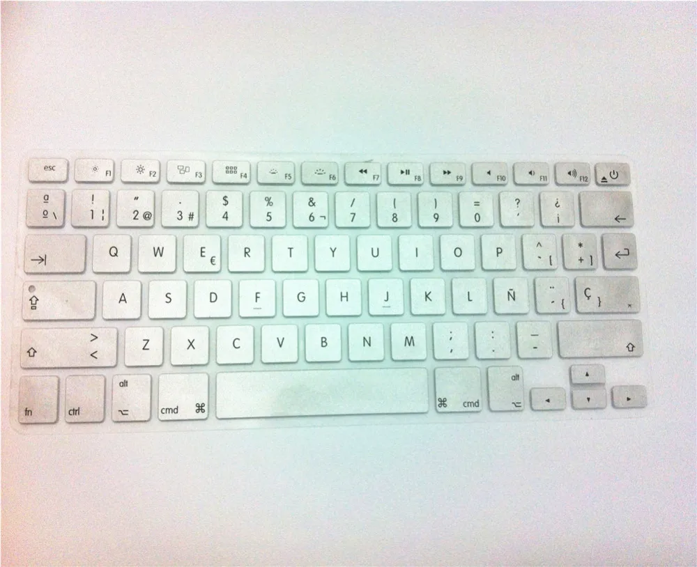 5 шт. силиконовые чехлы для клавиатуры Macbook Air Pro Retina 13 15|spanish keyboard cover|keyboard coversilicone