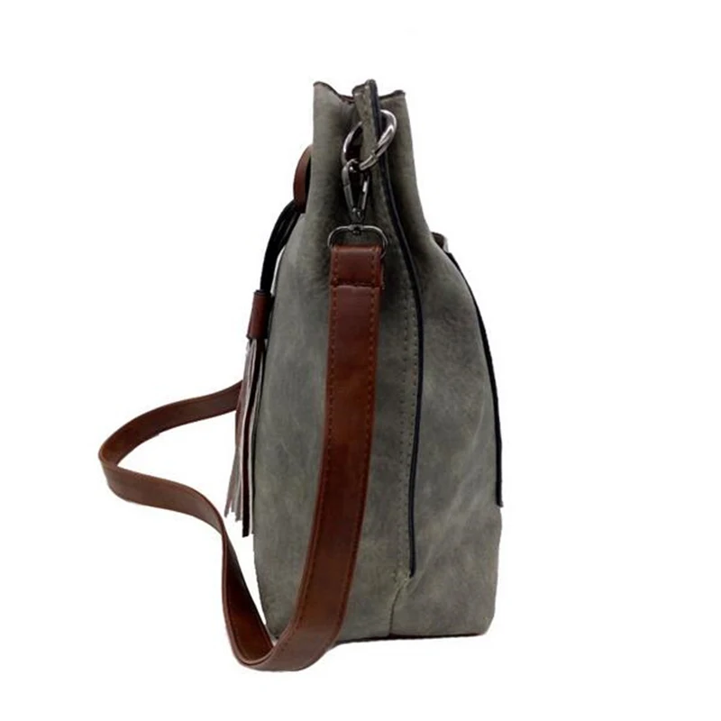 Tinkin/Женская винтажная сумка на плечо из искусственной кожи Женская Повседневная