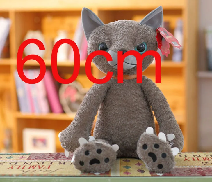 60cm Bolafynia детские плюшевые игрушки японского Недовольный Кот Детские игрушки для Рождество подарок на день рождения - Цвет: 60cm