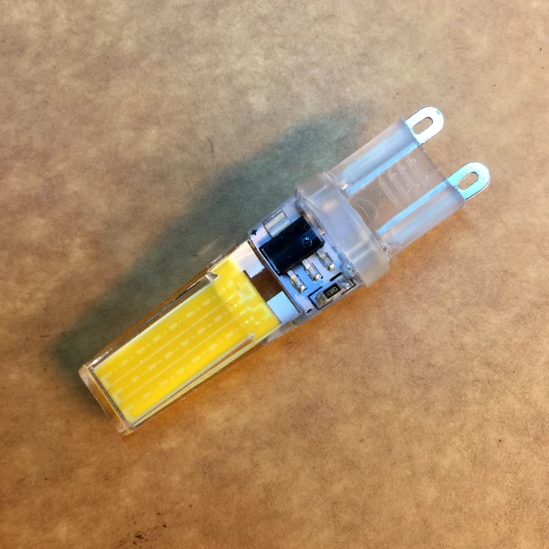 Новая Cree горячая Распродажа светодиодная лампа G9 с регулируемой яркостью 220 В 9 Вт