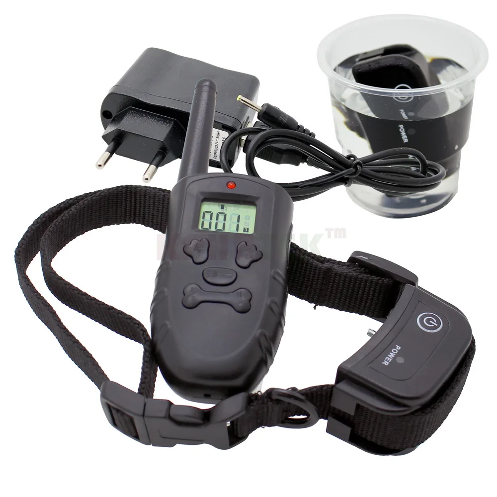 Оптовая продажа шоковый перезаряжаемый и полностью водонепроницаемый ошейник