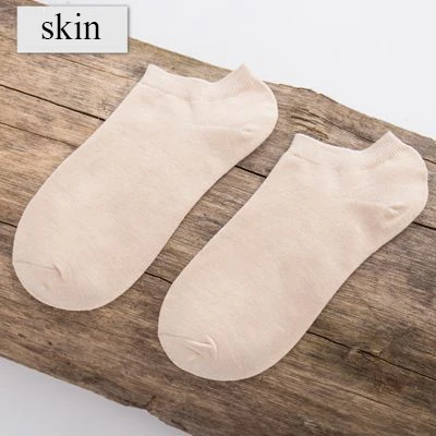 5pair skin MWZHH новые летние дезодорирующие мужские носки из бамбукового волокна тонкие 10 цветов Harajuku высококачественные мужские носки для спорта на открытом воздухе Size39-43 - Цвет: 5pair skin