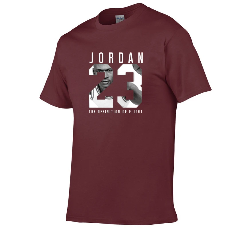 2019 новая брендовая одежда Jordan 23 Мужская футболка Swag Хлопковая мужская с принтом