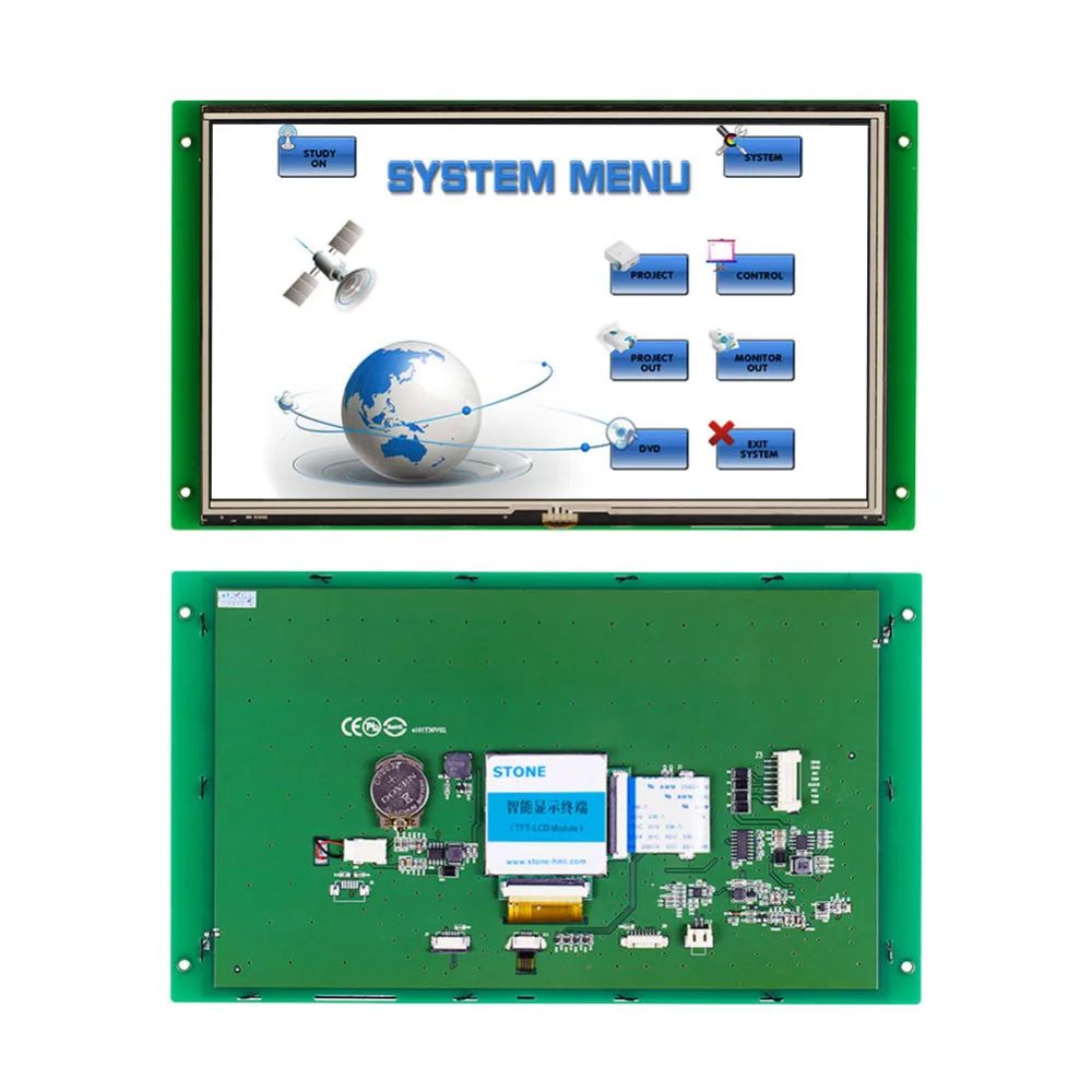 

3,5-дюймовый ЖК-модуль TFT с интерфейсом RS232/RS485/TTL