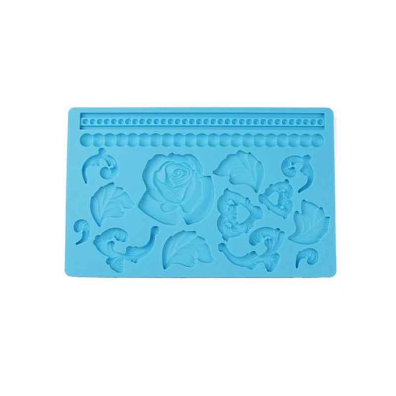 Силиконовая форма для выпечки украшения тортов в стиле барокко сделай сам