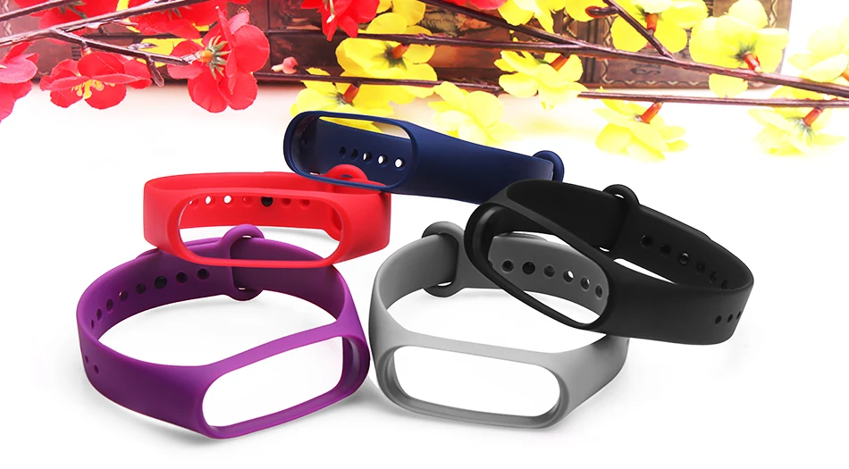 BOORUI mi band 4 ремешок для xiaomi mi band 4 ремешок на запястье чистый цветной relogio inteligente силиконовый сменный для xiaomi mi 4