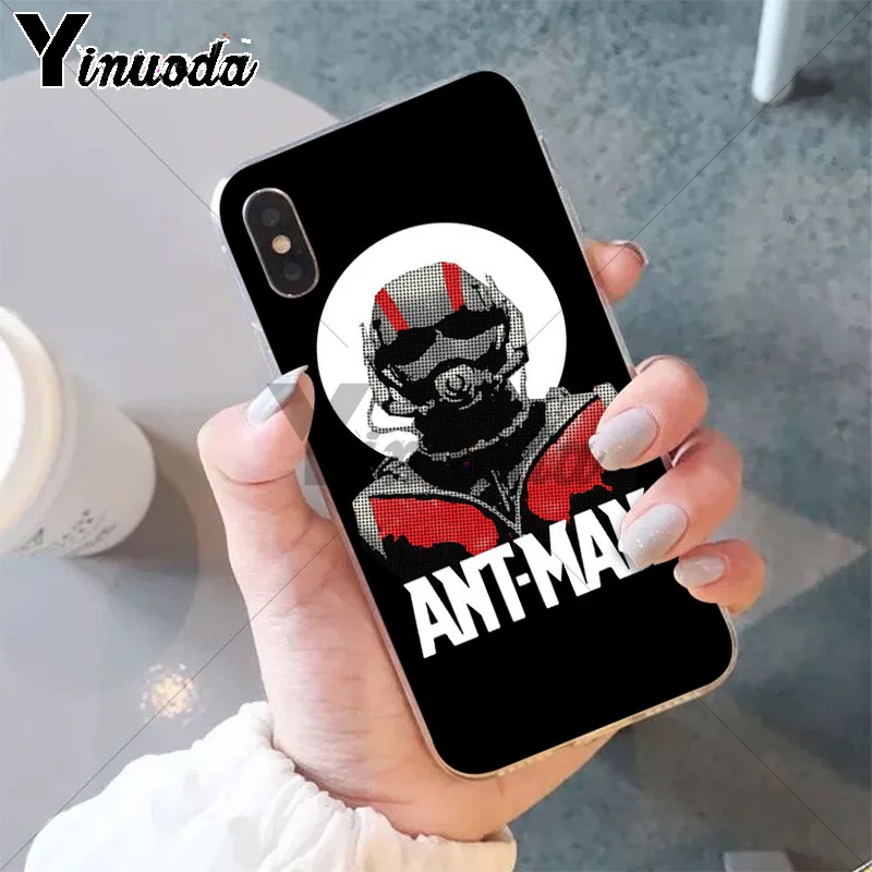 11pro MAX Marvel Ant man DIY Окрашенные красивые аксессуары для телефонов Чехол Apple iPhone 8 7 6 6S