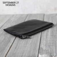 new fashion slim zipper short wallets ladies genuine leather luxury sheepskin men casual credit card purses women coin pouch bag