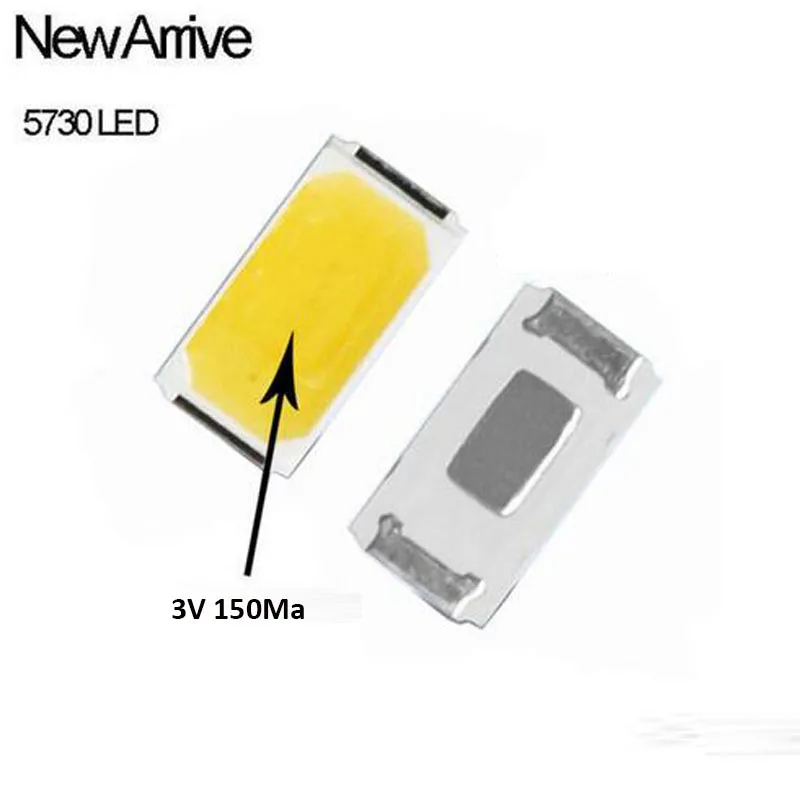 5730 R80 SMD светодиодный чип 5630 белый 5000K 6000K 0 5 Вт ультра яркая поверхность крепление
