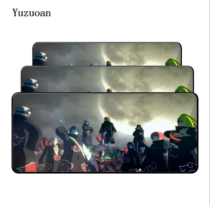 Yuzuoan Naruto аниме-пэд для мыши notbook компьютер Большой Оверлок коврик игровой padmouse