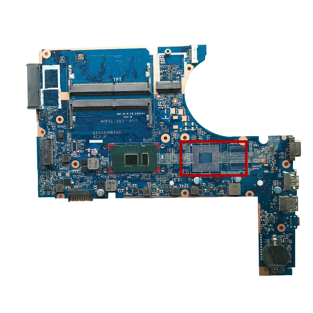Отлично подходит для HP 450 G4 470 Материнская плата ноутбука i5-7200U 907712-601 DA0X83MB6H0 100%