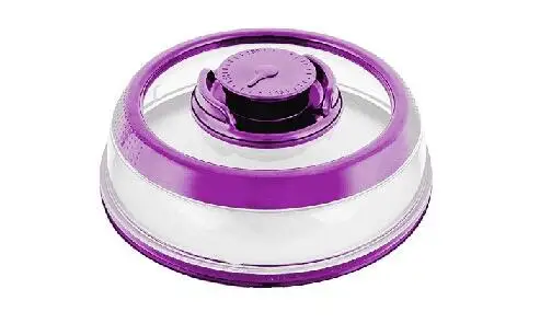 purple Мгновенный вакуумный упаковщик пищи Mintiml крышка Кухня Мгновенный вакуумный упаковщик продуктов свежая крышка холодильник блюдо крышка кухонный инструмент - Цвет: purple