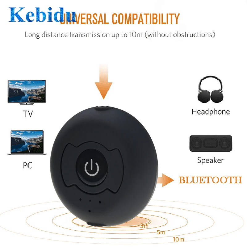 Kebidu H 366T многоточечный беспроводной аудио Bluetooth передатчик музыкальный стерео