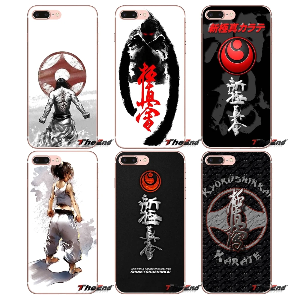 Силиконовый чехол для iPhone X 4 4S 5 5S 5C SE 6 6S 7 8 Plus Samsung Galaxy J1 J3 J5 J7 A3 A5 2016 2017 Oyama Kyokushin Karate