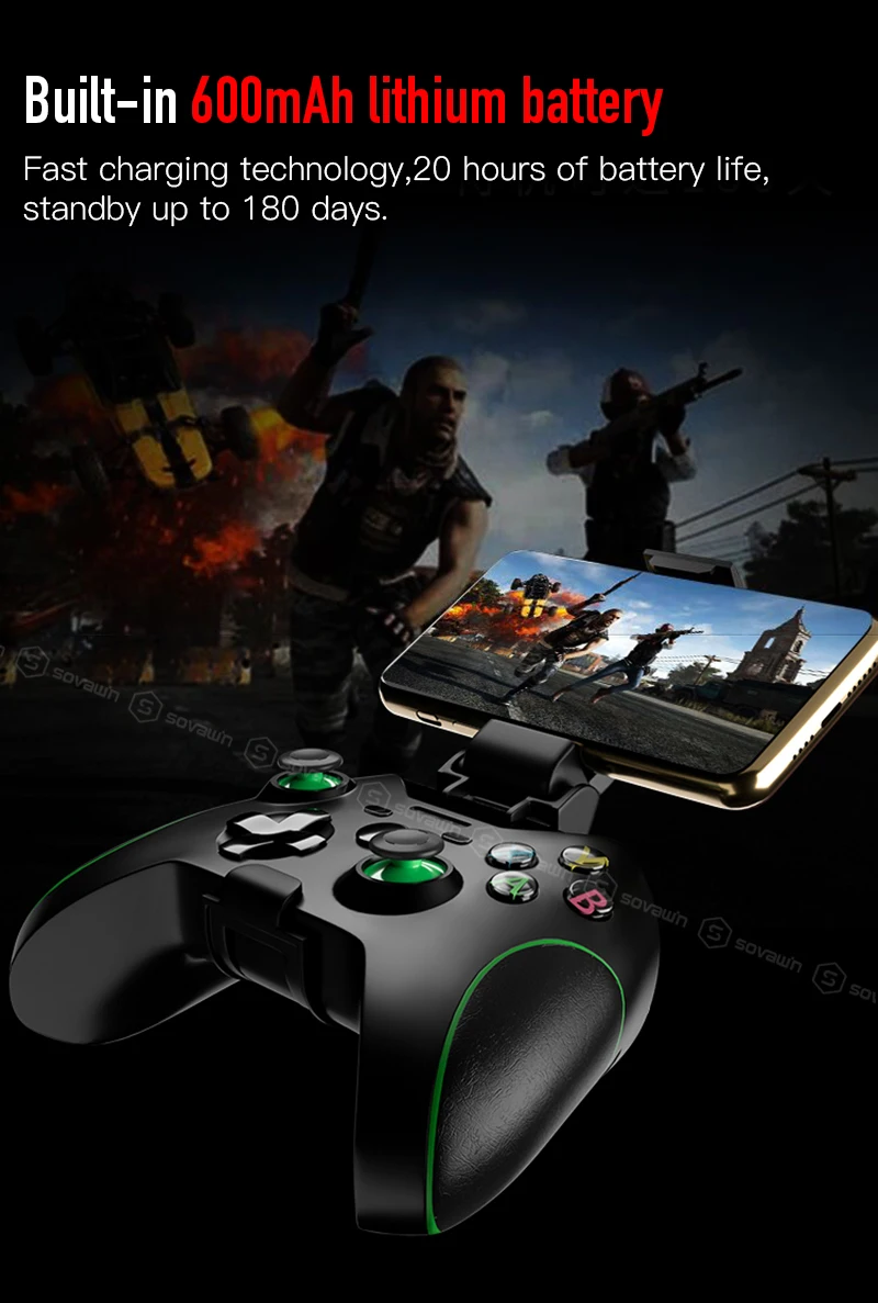 Plug and Play беспроводной Bluetooth геймпад Pubg мобильный контроллер Pubg мобильный игровой джойстик для Android смартфона для ios Fire