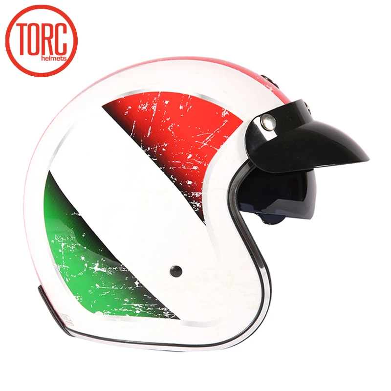Горячая продажа TORC T57 мото rcycle шлем jet винтажный с открытым лицом Ретро 3/4 половина