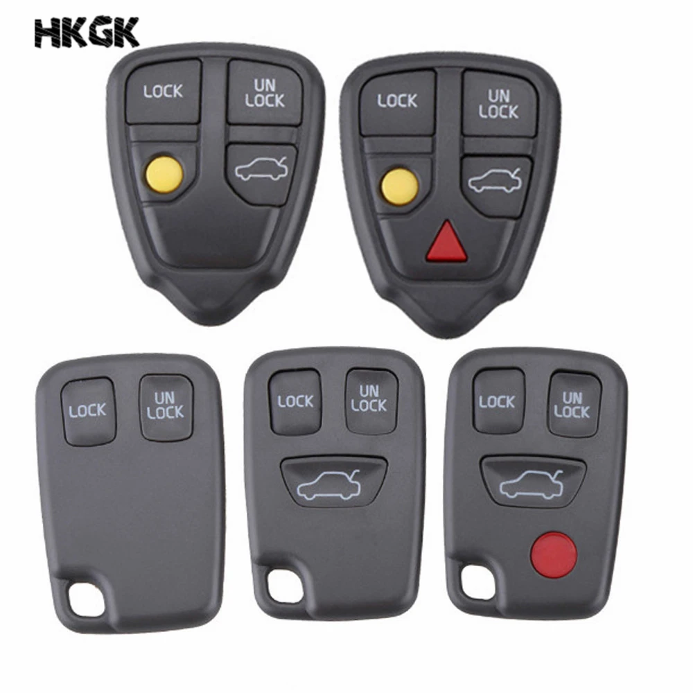 2/3/4/5 кнопки чехол для дистанционного ключа автомобиля Брелок в виде ракушки Volvo S40