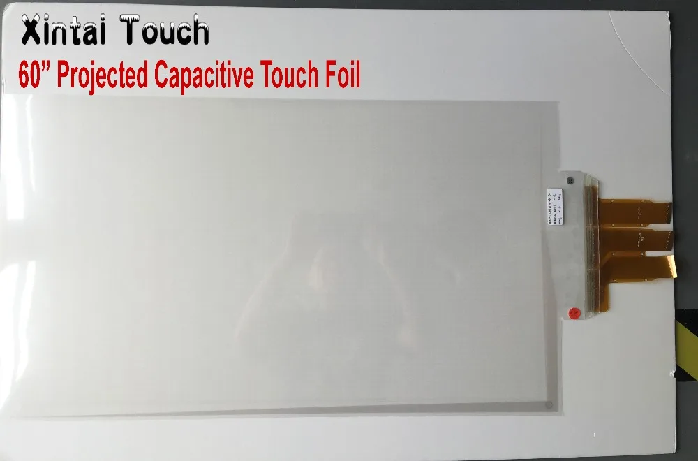 

Xintai 60" Interactive 10 points touch foil Film through glass,Multi Touch Foil Glass, Free delivery cost