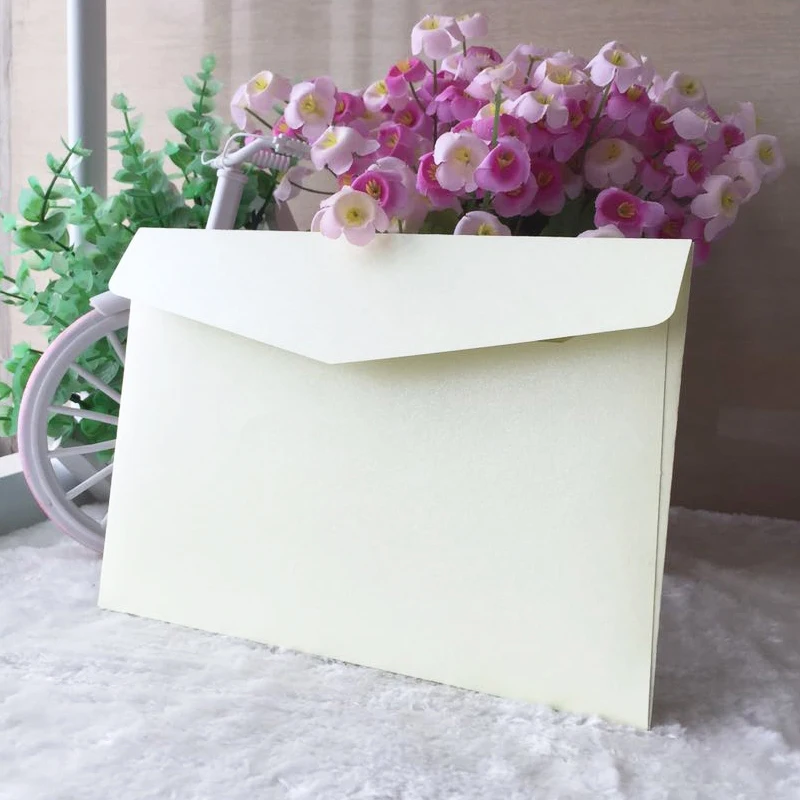 50 шт./лот 120gsm мерцающие красочные конверты свадебные RSVPcard для