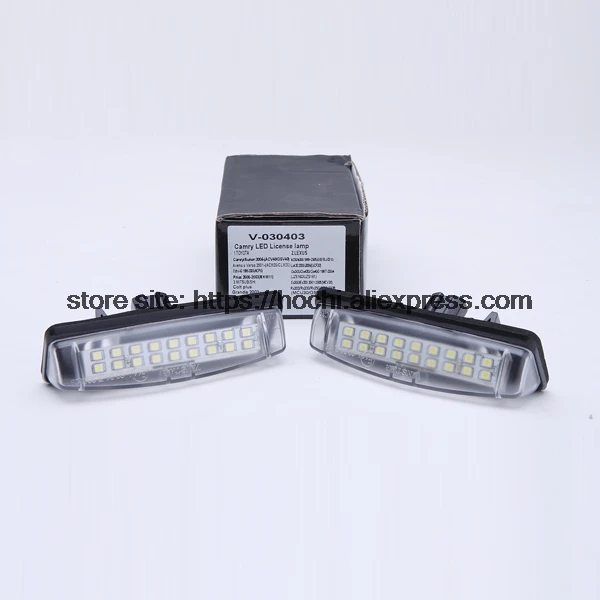 Светодиодная лампа HochiTech для номерного знака Toyota Camry Aurion Prius Lexus IS300 LS430 GS430 RX330 ES300 2