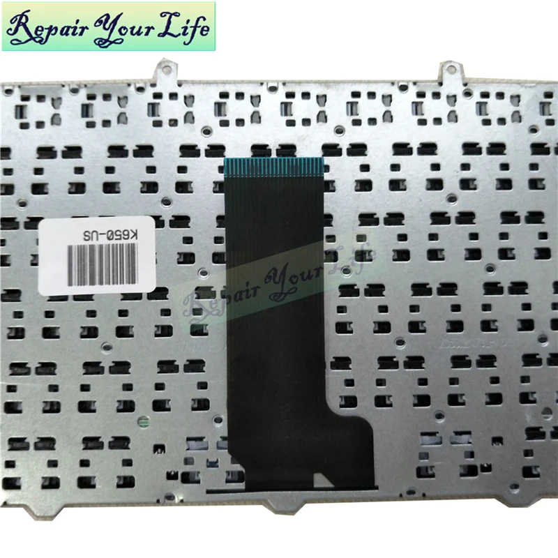 X3P K610D US клавиатура для ноутбука Haier HASEE P/N:MP-12N73US-4305 6-80-W65S0-010-1 серебристо-серая рамка