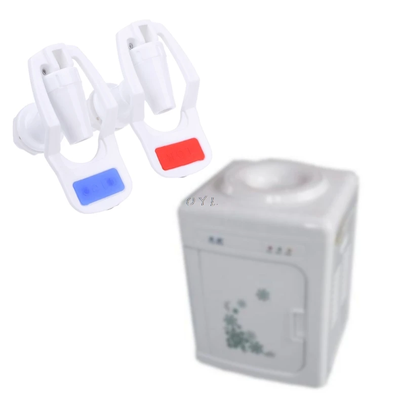 

2Pcs/set Water Dispenser Replacement Push Type White Plastic Tap Faucet for Water Dispenser Accessories Part