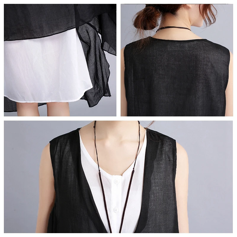 2017 осеннее женское винтажное платье из двух частей свободное элегантное в