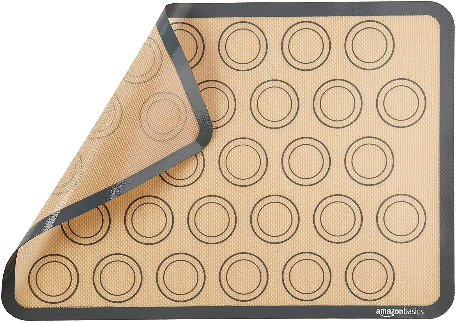 AmazonBasics Силиконовый Макарон коврик для выпечки-2-Pack инструменты выпечки тортов |
