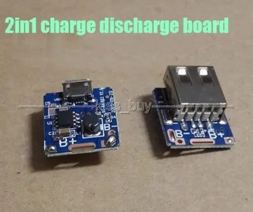 

DYKB 2in1 5V USB /DC-DC Boost charge Module Board DIY 3.7v 18650 mobile power LED lighting mobile phone charging