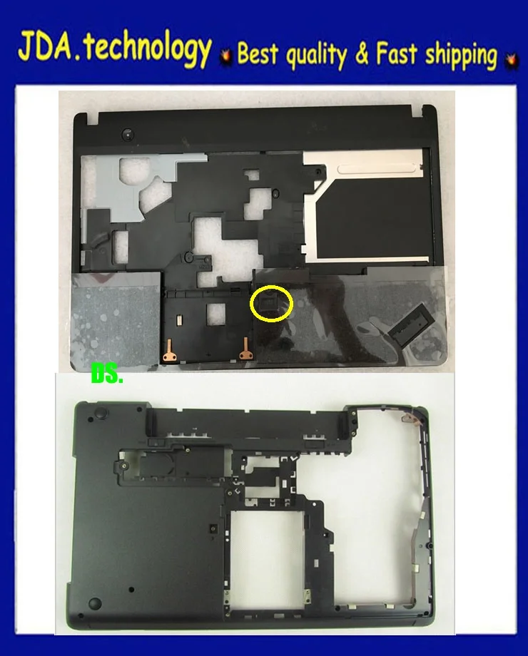 Новая верхняя крышка для рук и нижняя D Thinkpad Lenovo E530 E535 E530C E545 w/FP отверстие +