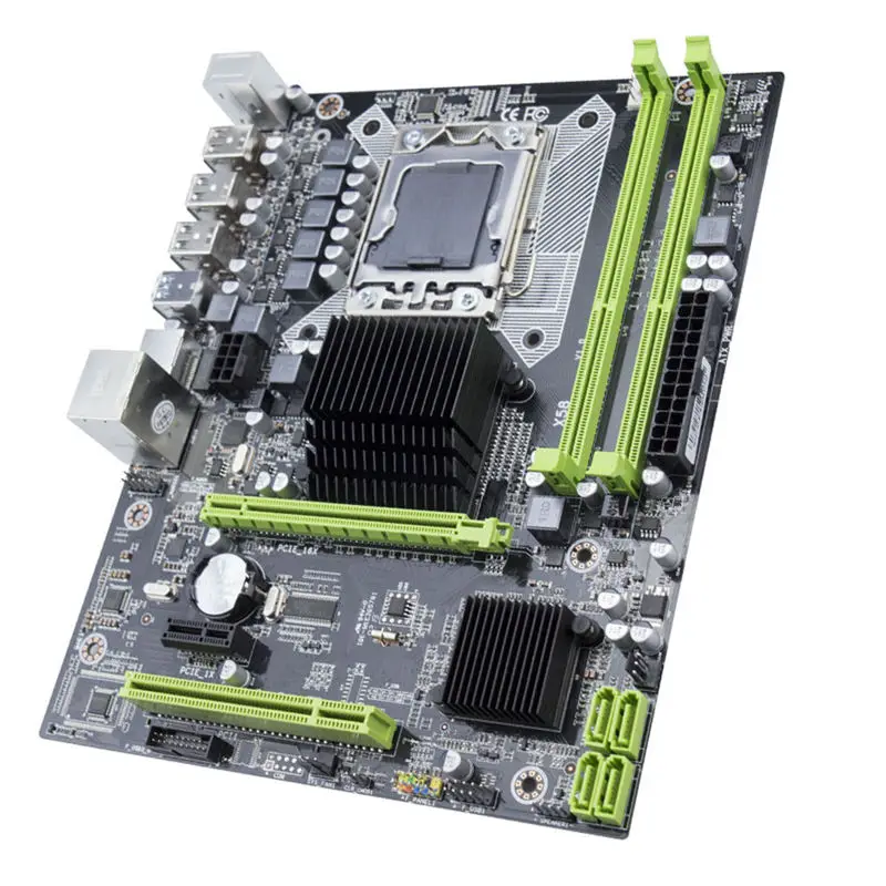 PPYY NEW X58 Lga 1366 Поддержка материнской платы для серверной памяти REG ECC и процессора