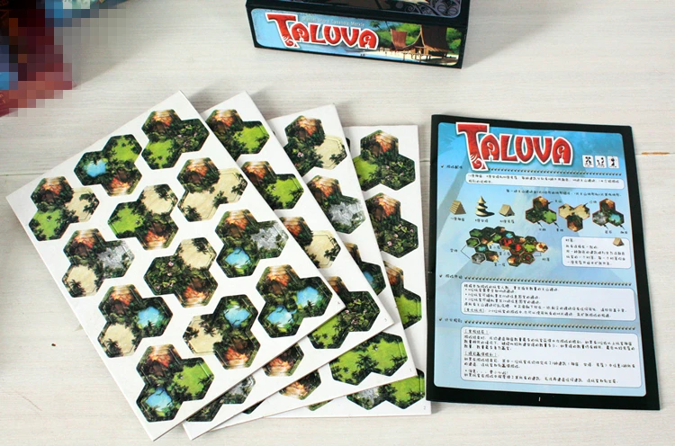 Новая настольная игра Taluva для 2 4 игроков чтобы играть в семейные/вечерние/друзья