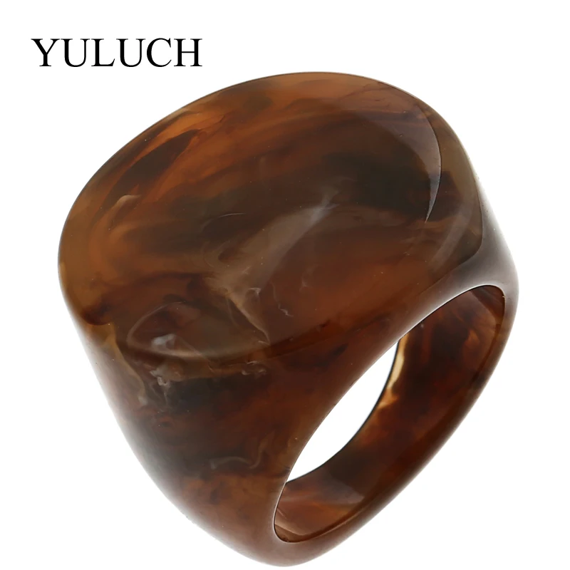Женское/мужское кольцо с натуральным камнем YULUCH полукольцо драгоценным вечерние