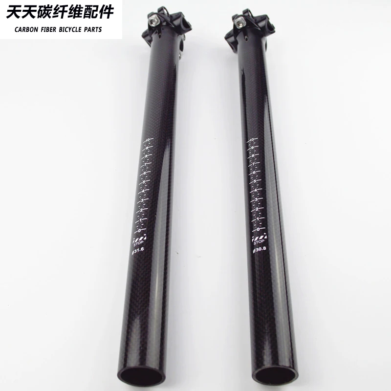 

Подседельный штырь из углеродного волокна, велосипедный штырь, отделка 3k, 27,2/30,8/31,6*300/350/400, велосипедные детали