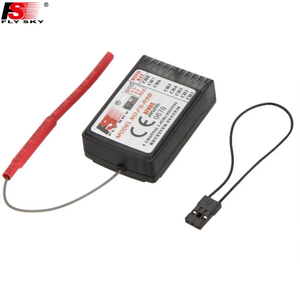 Приемник FlySky FS-R9B 2 4 ГГц 8CH GFSK для Turnigy 9X и всех передатчиков Flysky радиоуправляемых