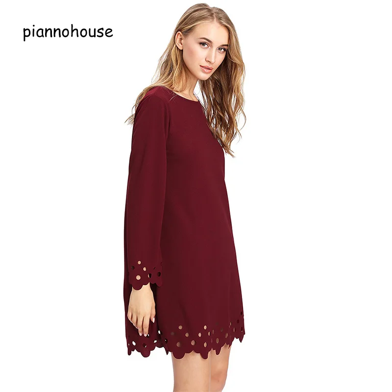 Piannohouse 2018 Летняя новинка платье женская одежда Вязание перфорированная ткань