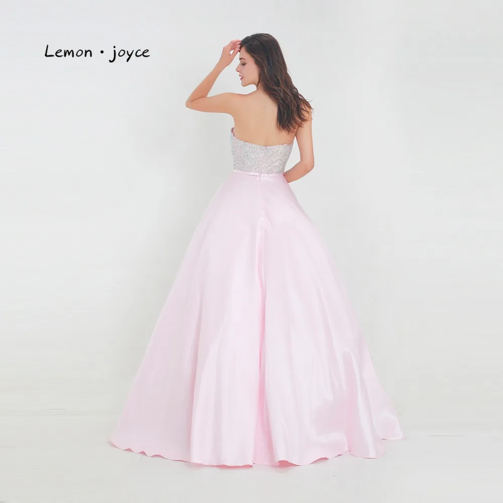 Lemon joyce розовые платья для выпускного вечера 2020 милое платье без рукавов с