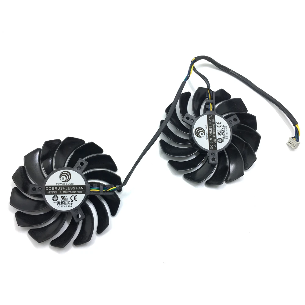 Новинка 85 мм вентилятор для видеокарты MSI ARMOR RX570 RX580 GTX1060 6GD5X OC 3G сменный двойной 40