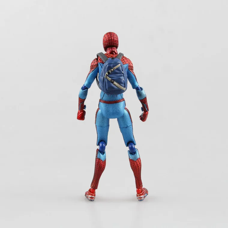 Huong Аниме Фигурка Супергероя человека-паука Удивительный Человек-паук Figma #199 ПВХ