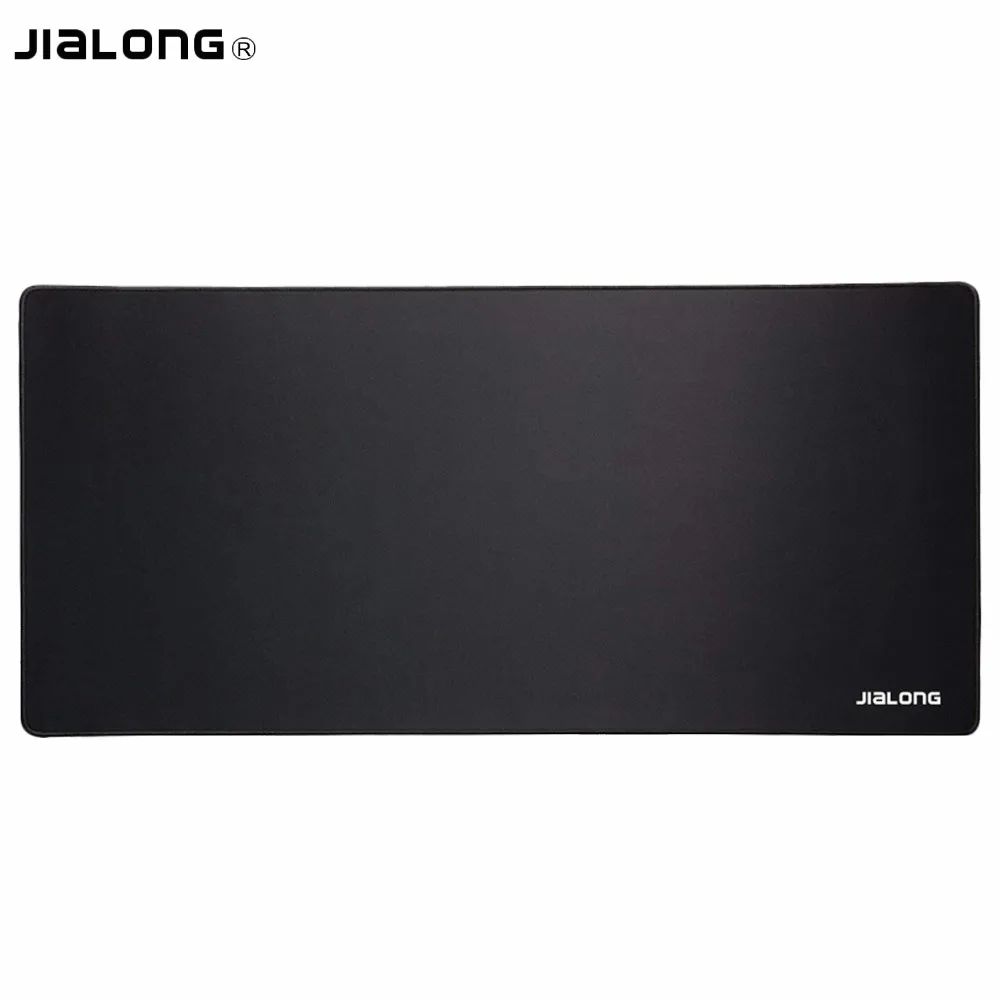 JiaLonG высокое качество полный черный коврик для мыши большая скорость коврик для мыши Противоскользящий натуральный каучук ПК компьютерный игровой коврик для мыши Настольный коврик