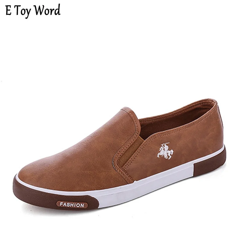 New arrival Low price Mens Breathable High Quality Casual Shoes PU Leather Slip On men Fashion Flats Loafer | Обувь