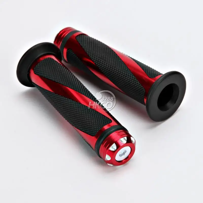 

Мотоциклетные ATV Алюминиевые 7/8 "Ручные ручки для Honda Suzuki Yamaha Kawasaki. .. Новая красная полоса