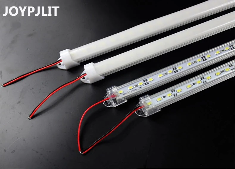 

80pcs LED Bar Light 72LEDs/m high brightness led strip 12V 24V 5630 5730 LED Tube Hard Lamp with U Aluminium shell +pc cover