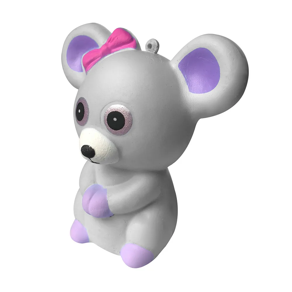 Сжимаемые очаровательные игрушки мыши медленно восстанавливающие форму крем