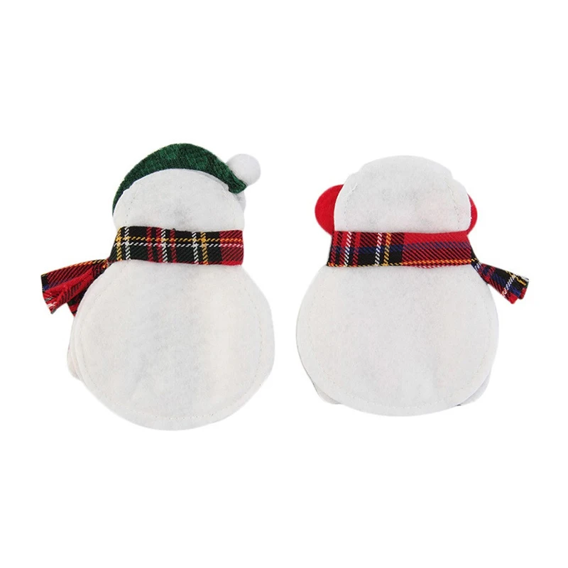 Высококачественные рождественские ножи и вилки с милым рисунком снеговика