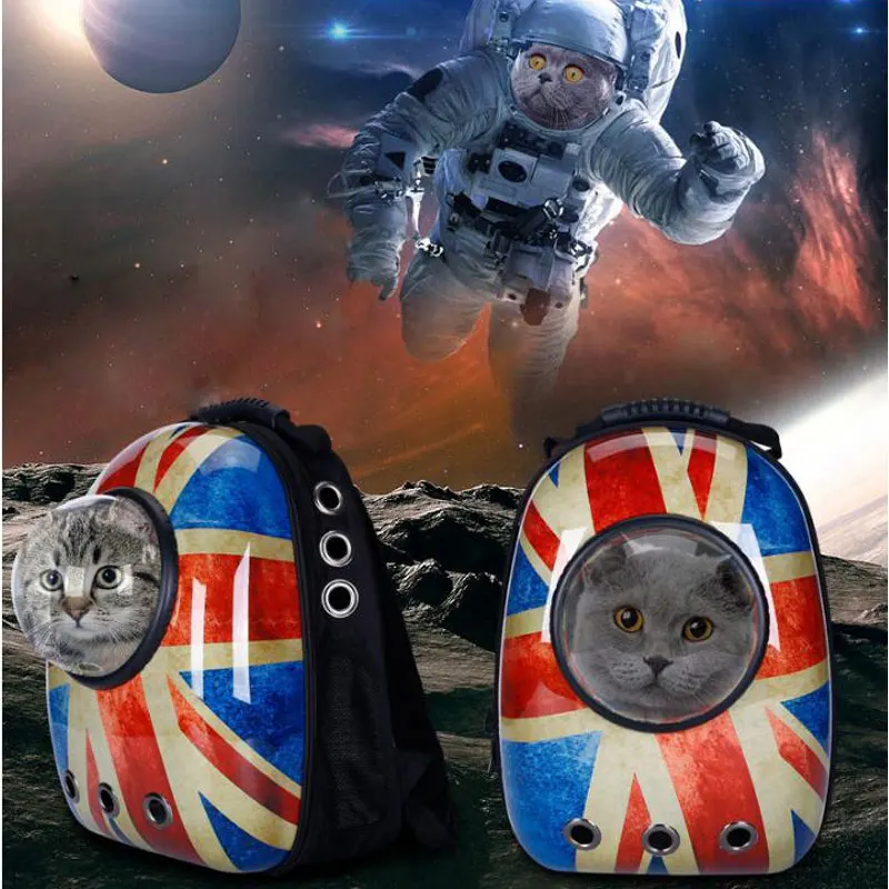 Модный рюкзак для кошек переноска собак сумка на плечо щенков Мобильная кровать