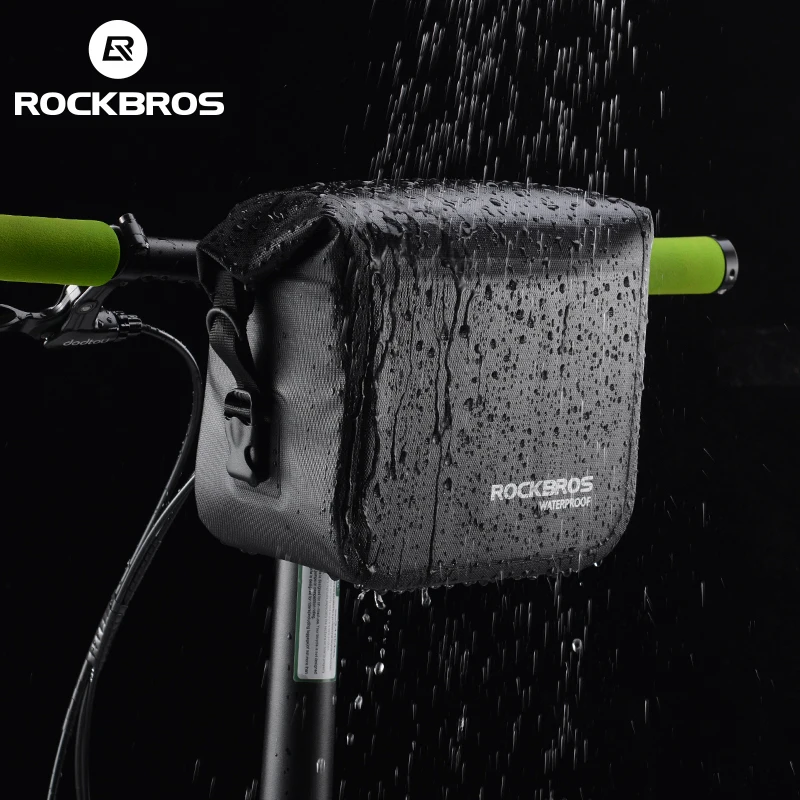 ROCKBROS 3-4L велосипедная передняя Труба Сумки Водонепроницаемые Светоотражающие