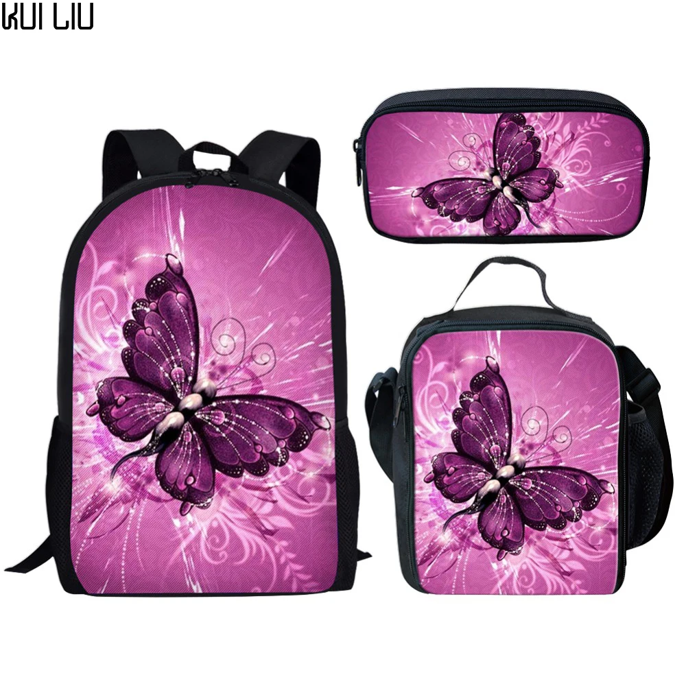 

Индивидуальные изображения/комплект с принтом бабочки для маленьких детей дошкольного возраста, маленькие школьные сумки для мальчиков и ...