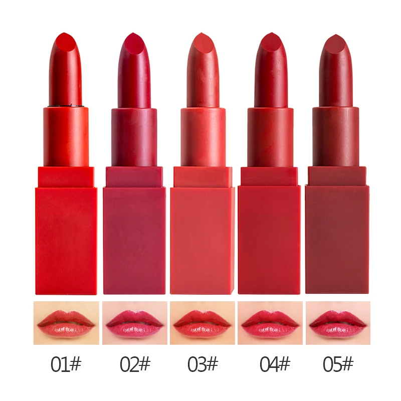 UBUB 5 цветов помады плавное увлажнение длительный Водонепроницаемый Lip Stick